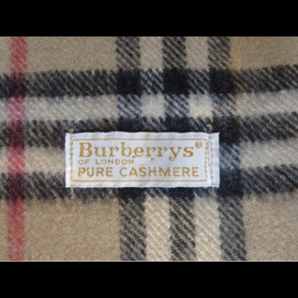 Authentic Burberry Scarf- 100% Cashmere